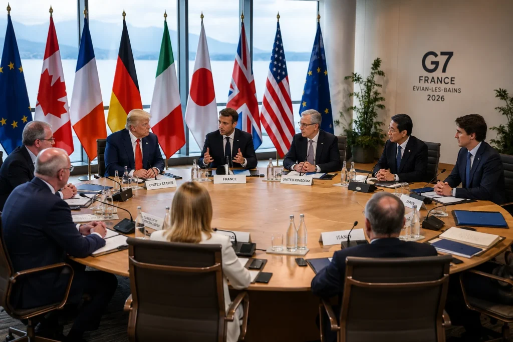 World leaders attending the G7 Summit 2026 in France